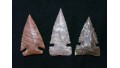 3 Flint Hunting Points (75 grains) SOLD 